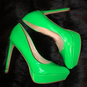 Neon Green Pumps